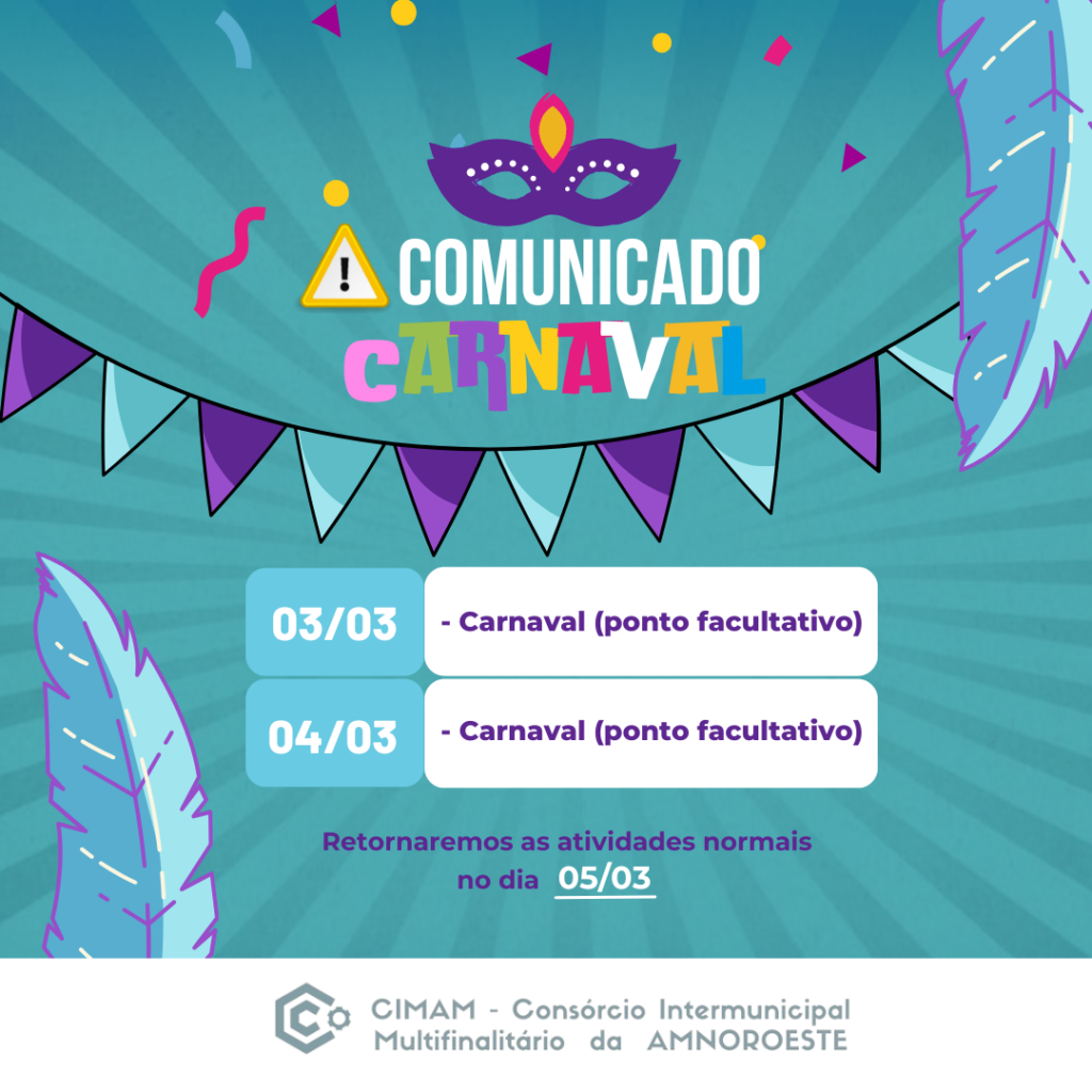 COMUNICADO DE CARNAVAL